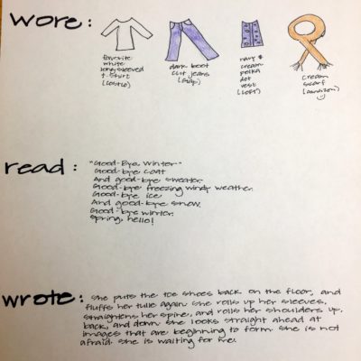 Wore|Read|Wrote