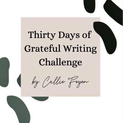 A Grateful {Writing} Challenge